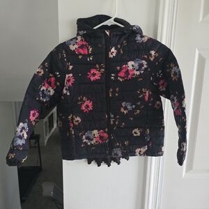 GAP Kids Floral Puffer Jacket